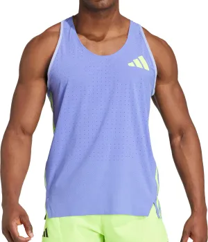 adidas Adizero Promo Mens Running Vest - Blue