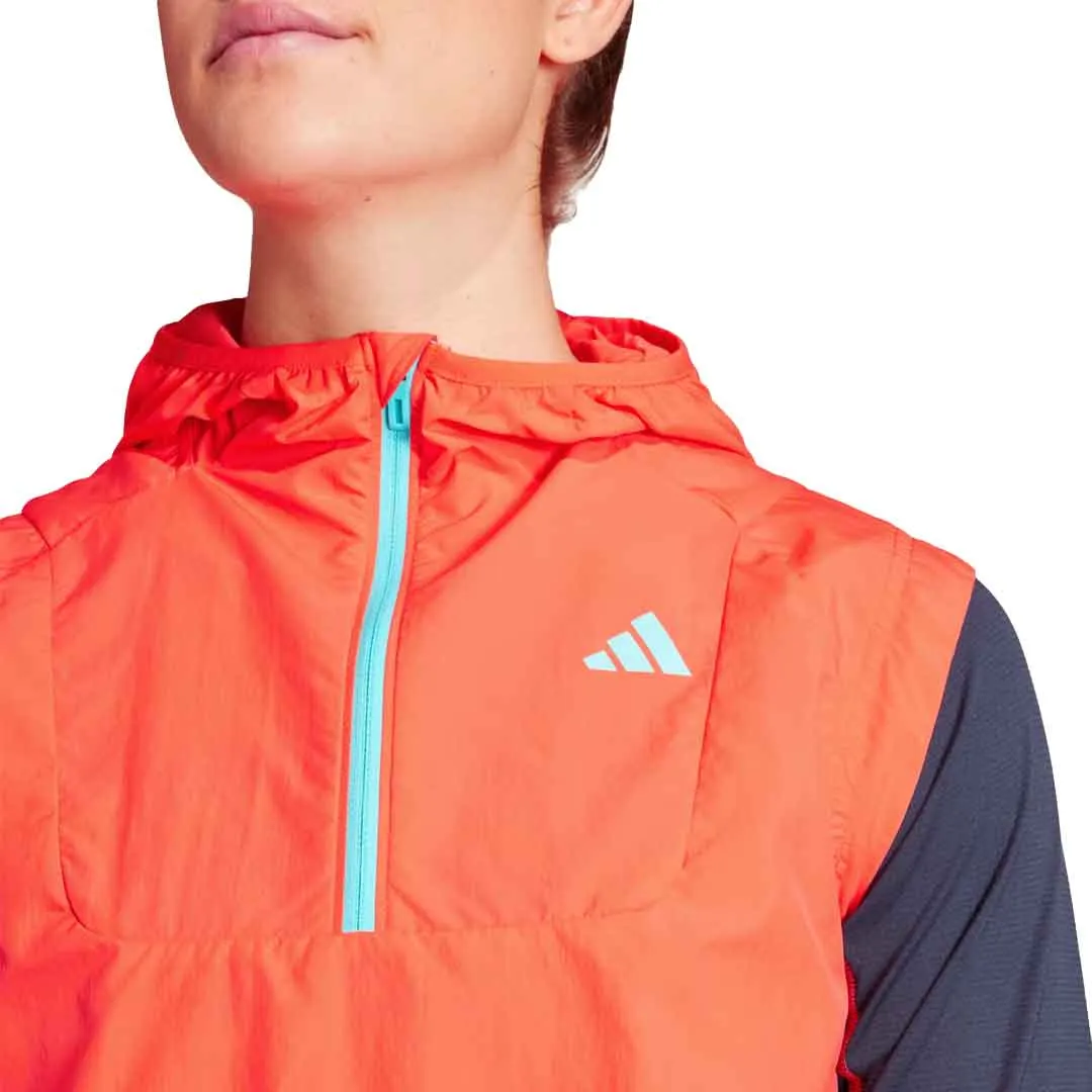 adidas - Women's Adizero Half-Zip Running Vest (IM2135)