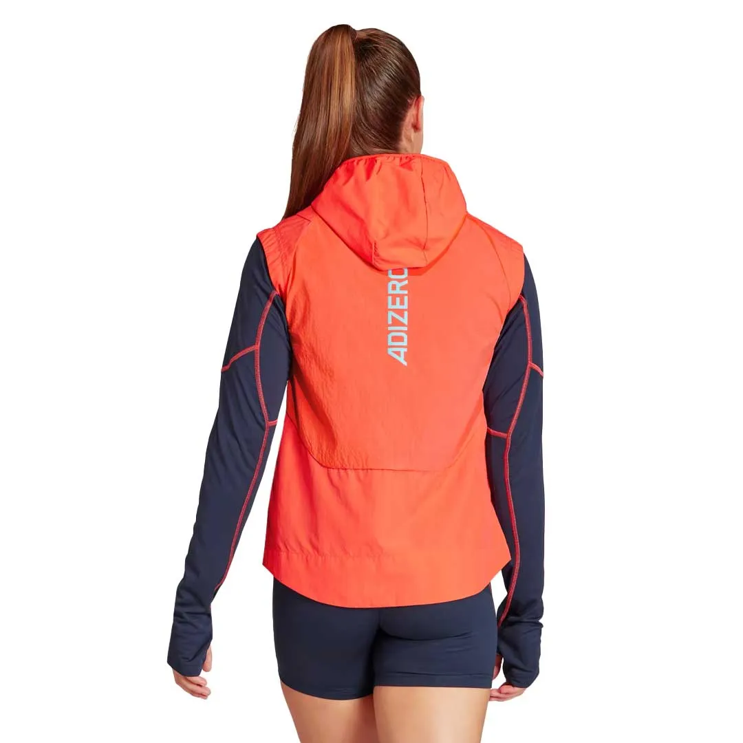 adidas - Women's Adizero Half-Zip Running Vest (IM2135)