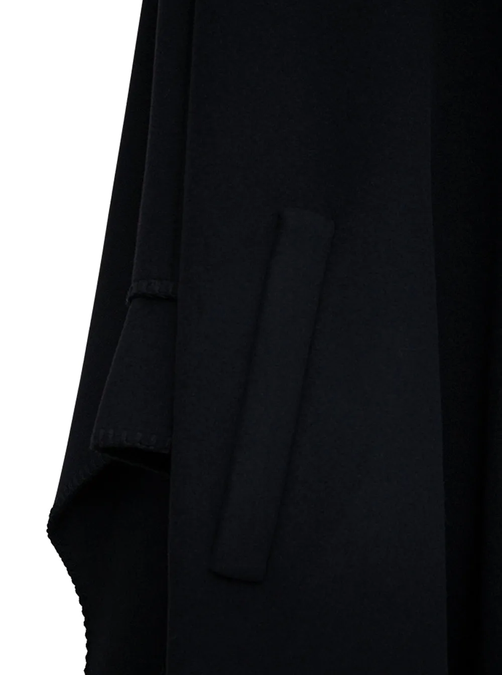 Alberta Ferretti Oversized Draped Cape