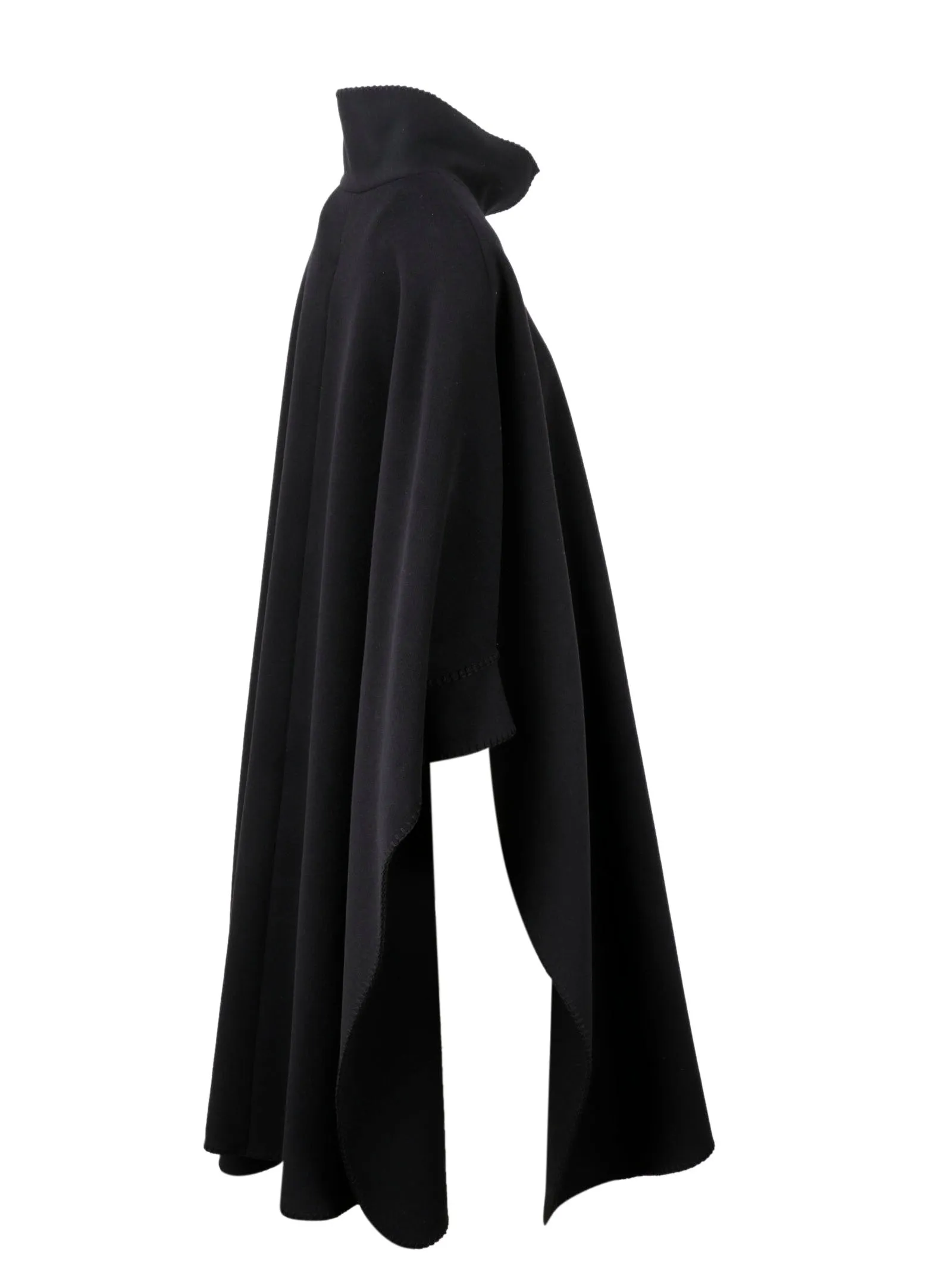 Alberta Ferretti Oversized Draped Cape