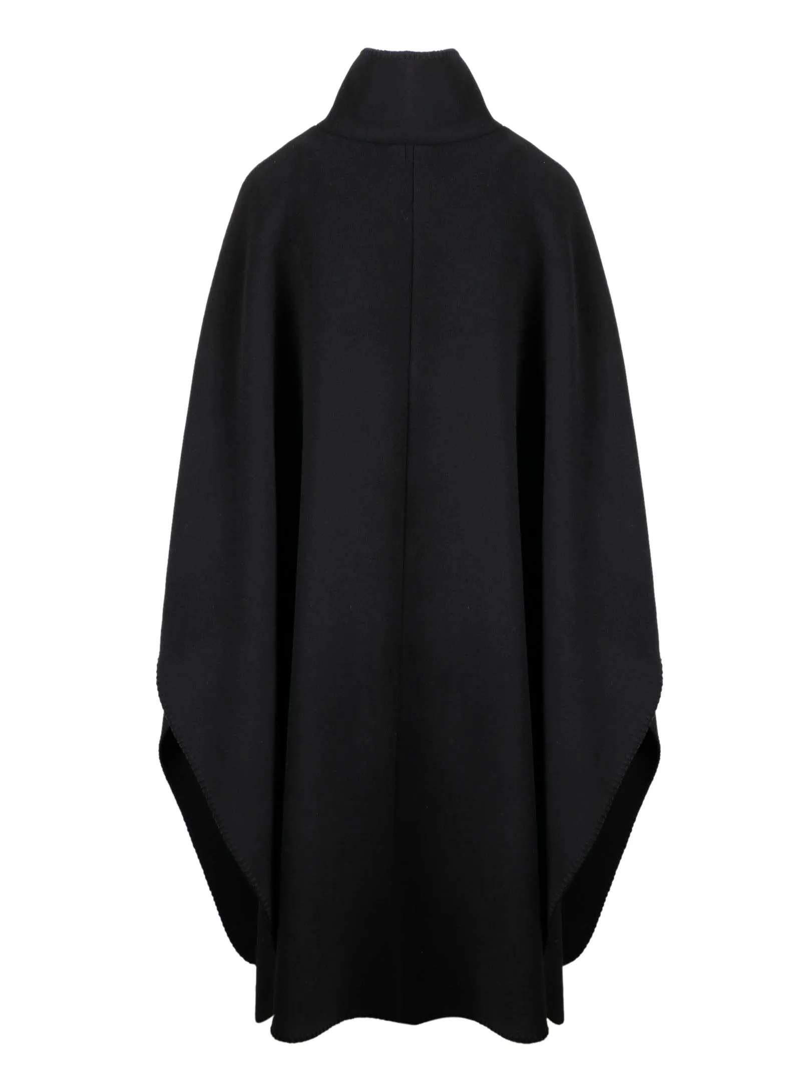 Alberta Ferretti Oversized Draped Cape