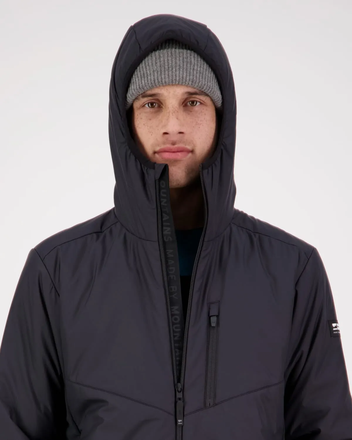 Arete Merino Insulated Hooded Jacket - Black