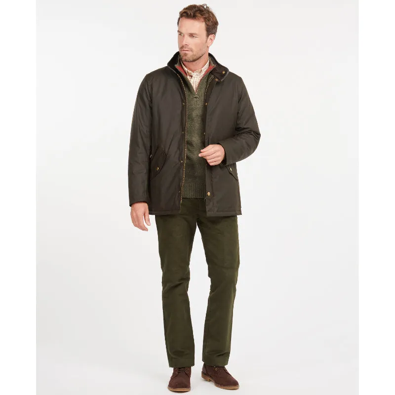 Barbour Prestbury Mens Wax Jacket - Olive