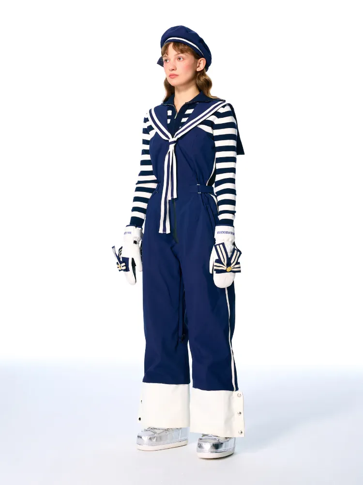 BCG Vintage Sailor Ski Bibs - Women's