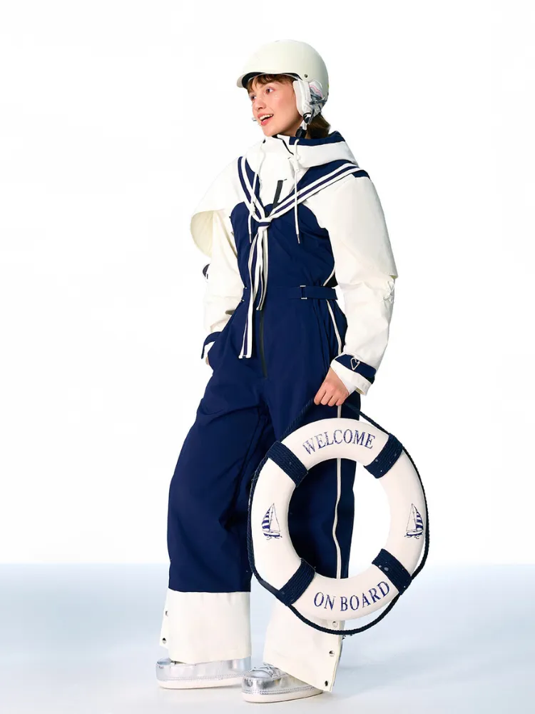 BCG Vintage Sailor Ski Bibs - Women's