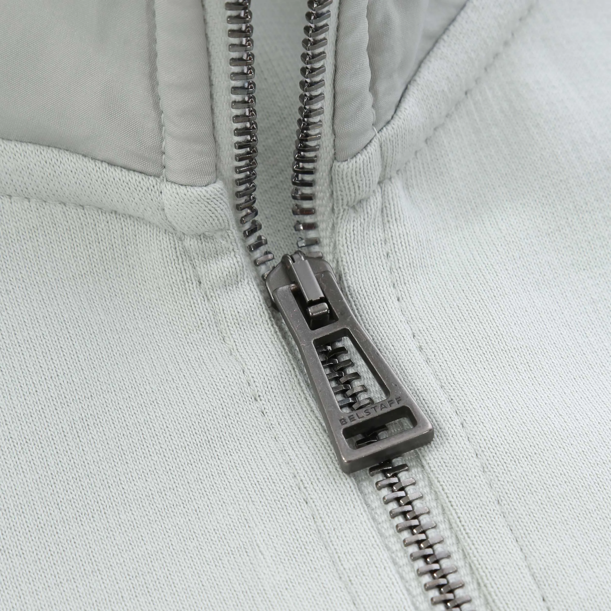 Belstaff Alloy Quarter Zip Sweat Top in Mercury