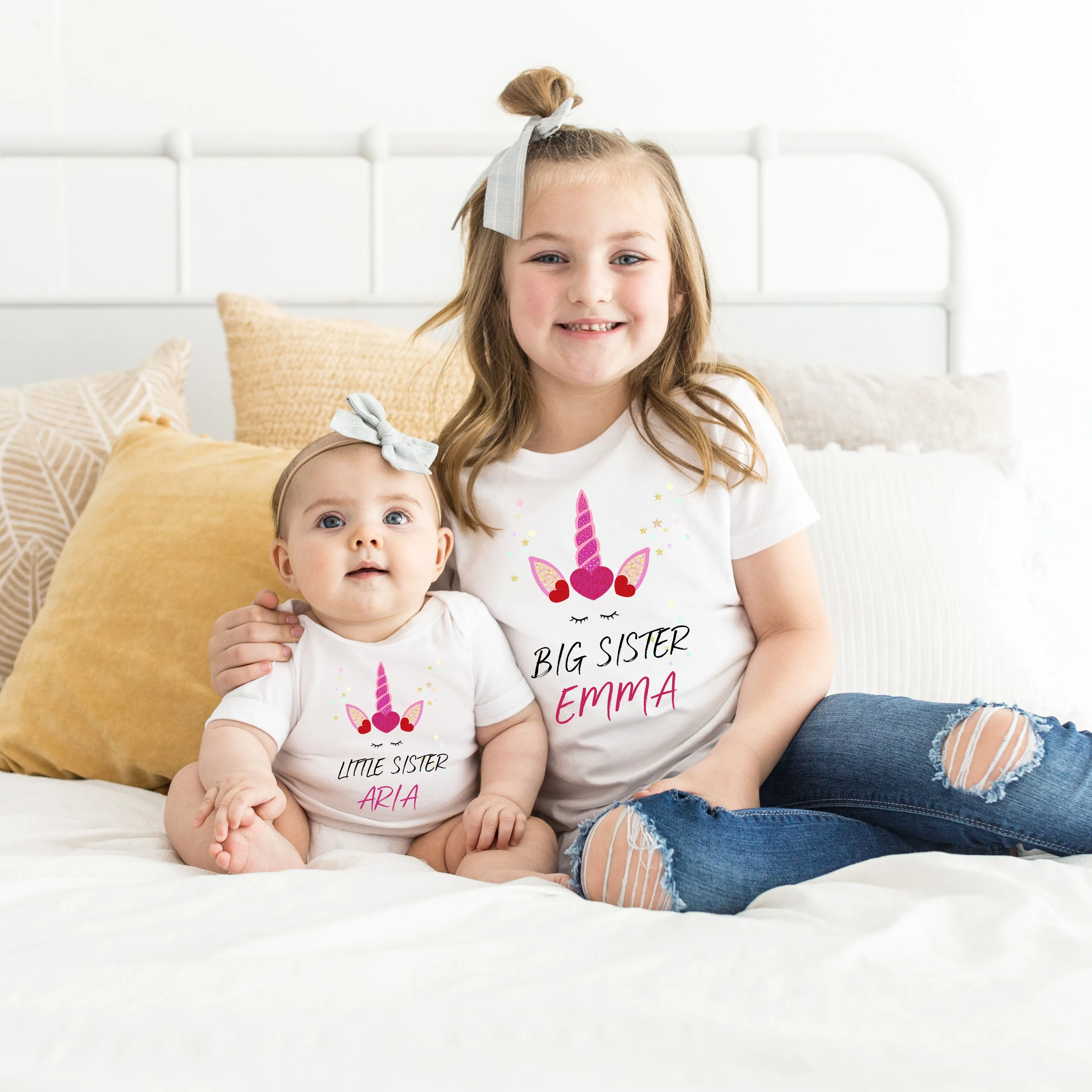 Big Sister Little Sister Tshirt Set