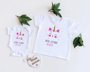 Big Sister Little Sister Tshirt Set