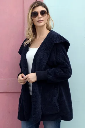 Blue Hooded Coat