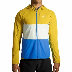 Brooks Canopy Mens Running Jacket - Yellow