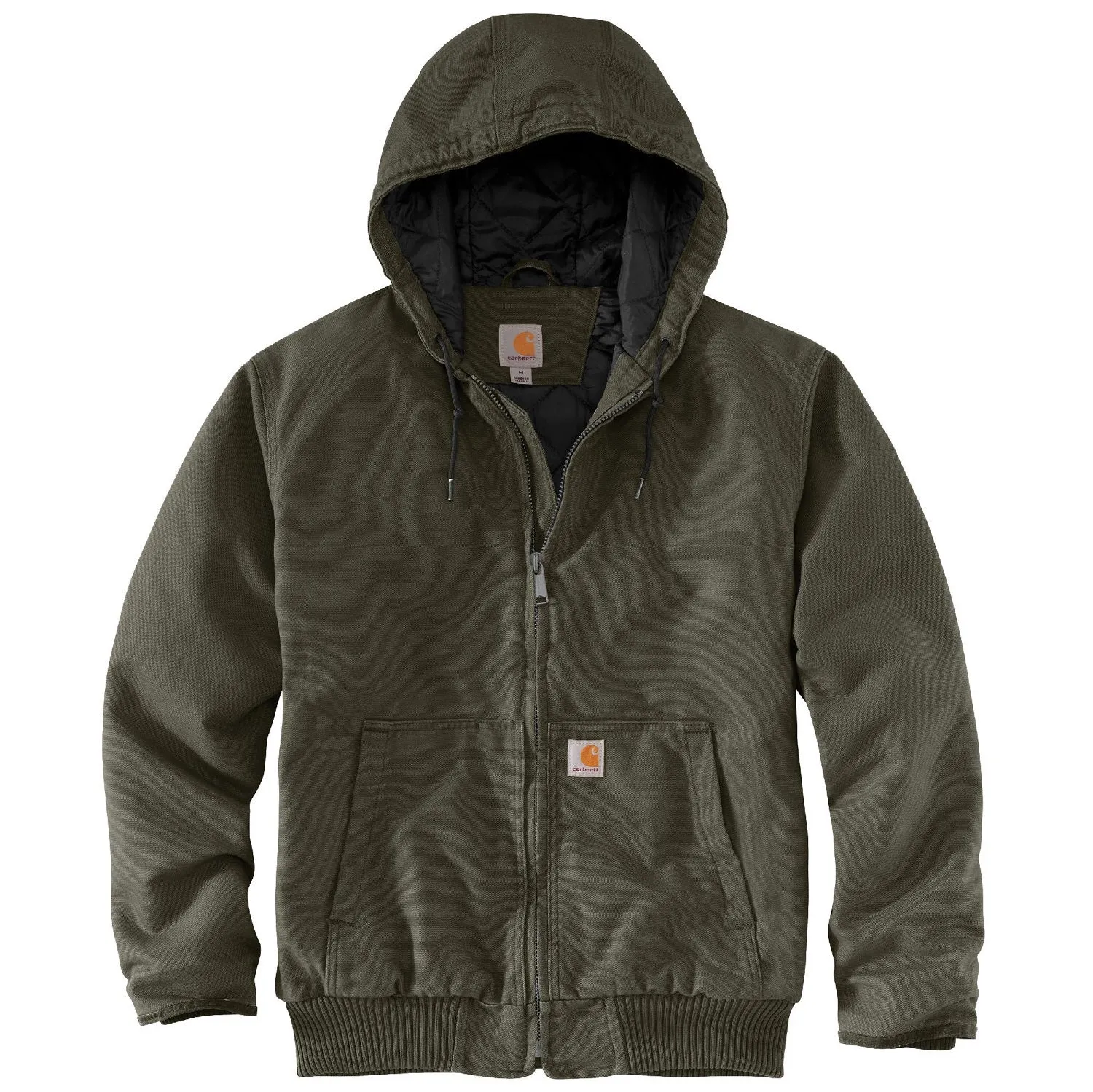 Carhartt Men's Loose Fit Washed Duck Insulated Active Jac-3 Jacket