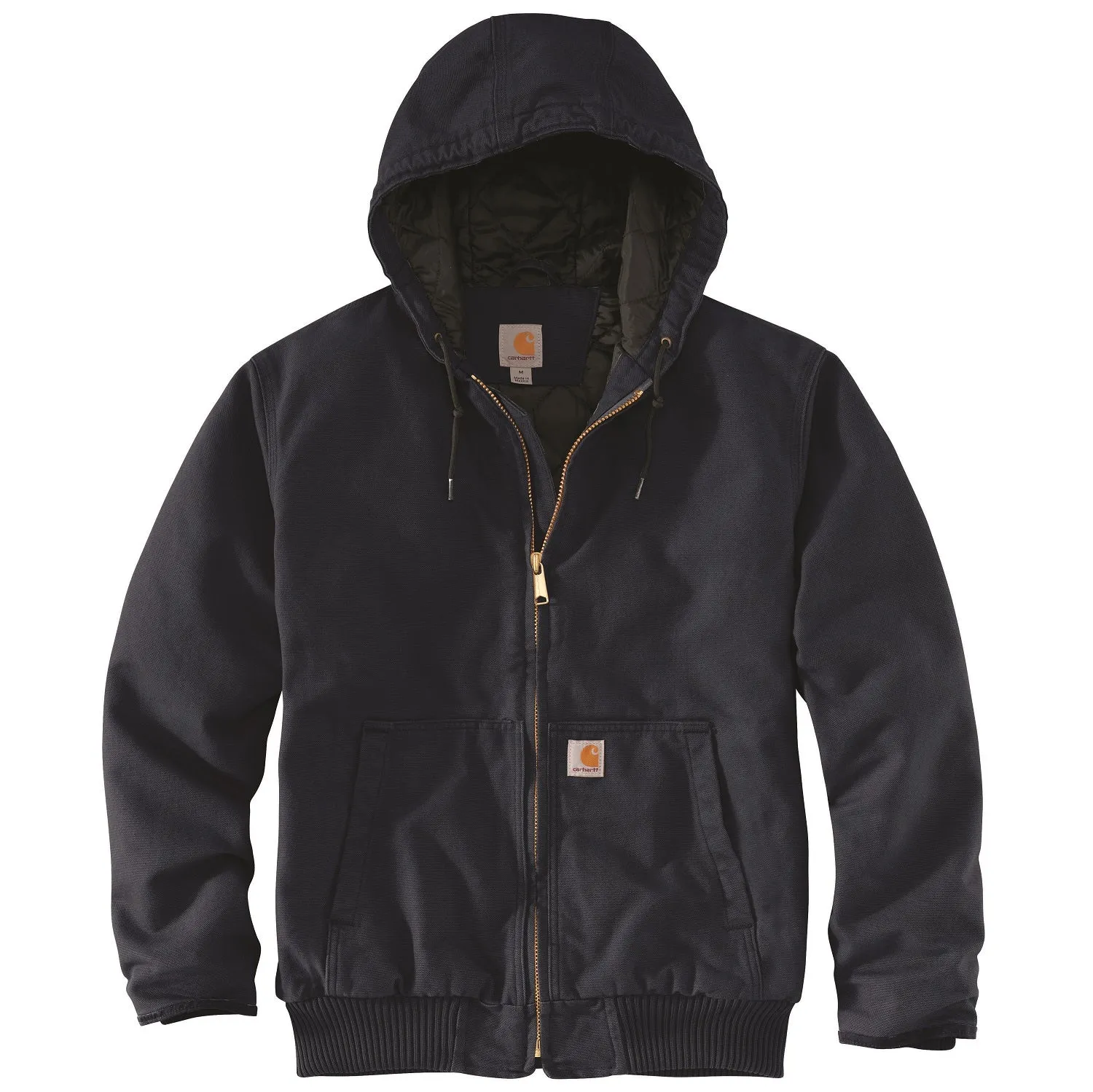 Carhartt Men's Loose Fit Washed Duck Insulated Active Jac-3 Jacket