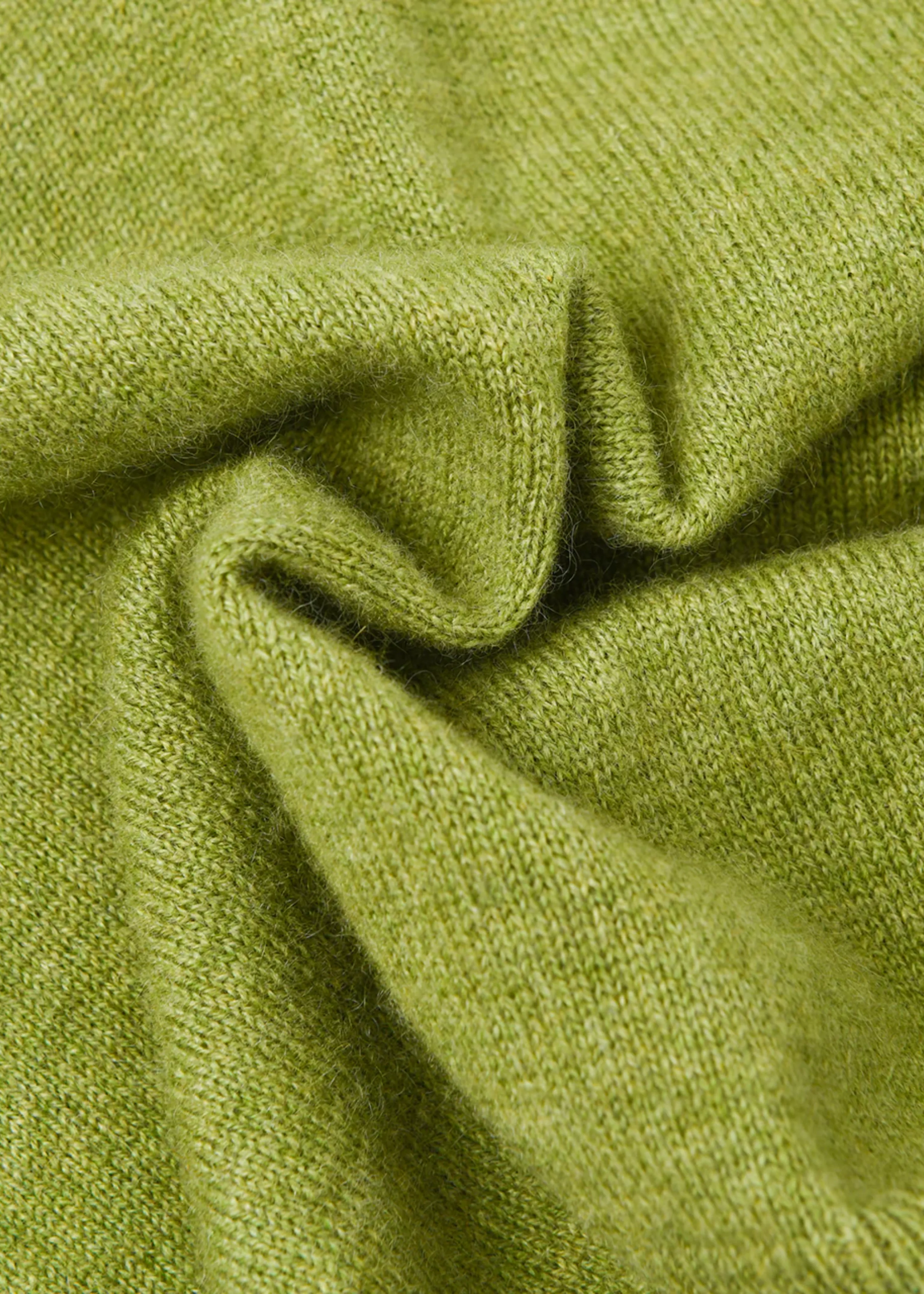 Cashmere classic polo sweater, green