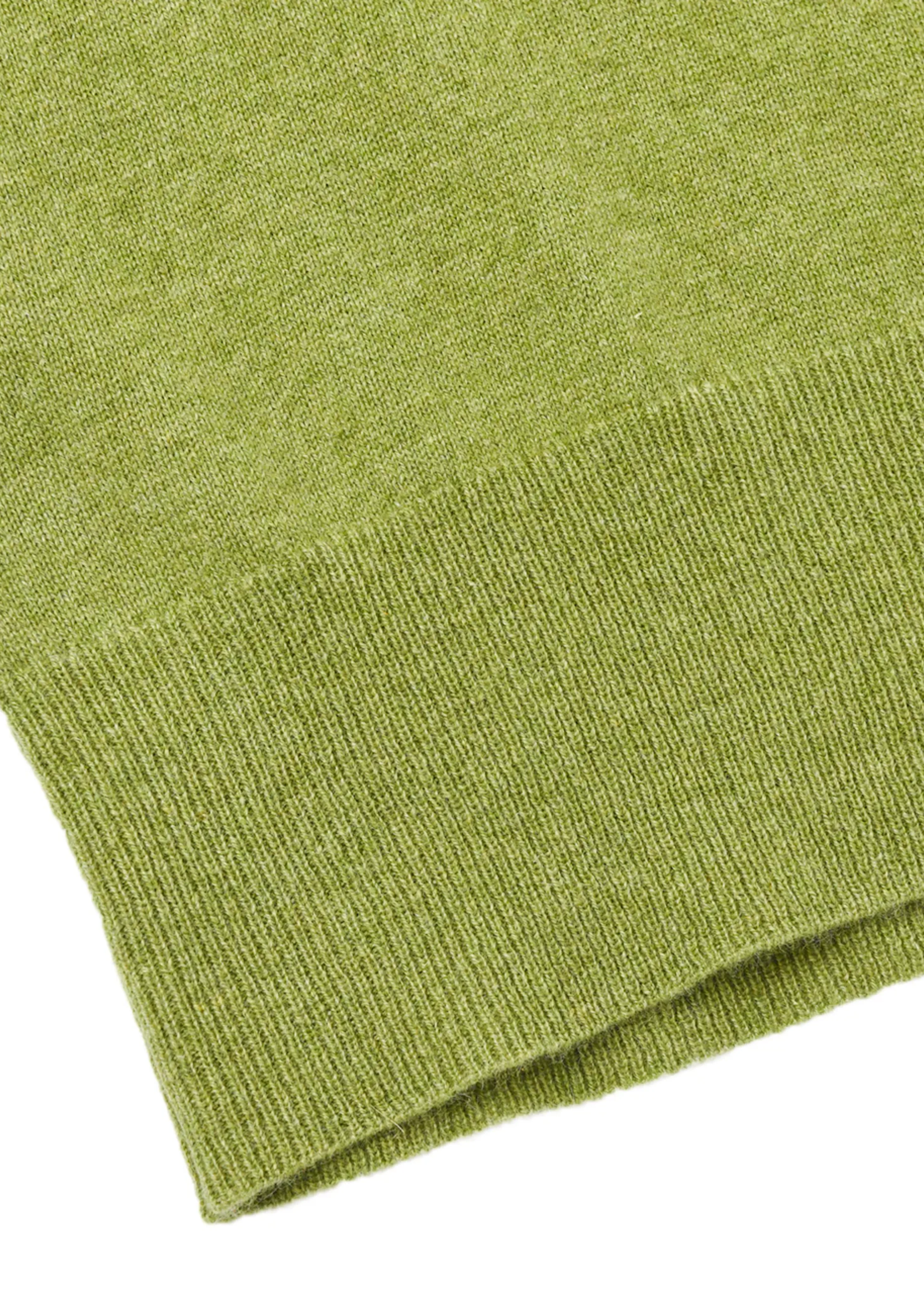 Cashmere classic polo sweater, green