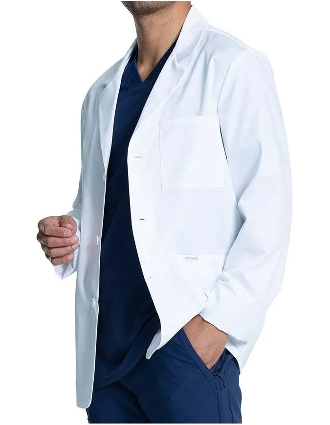 Cherokee Project Lab Men's Fit Consultation Length Tall Lab Coat