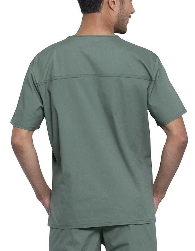 Cherokee Workwear Professionals Unisex Pocketless V-Neck Top