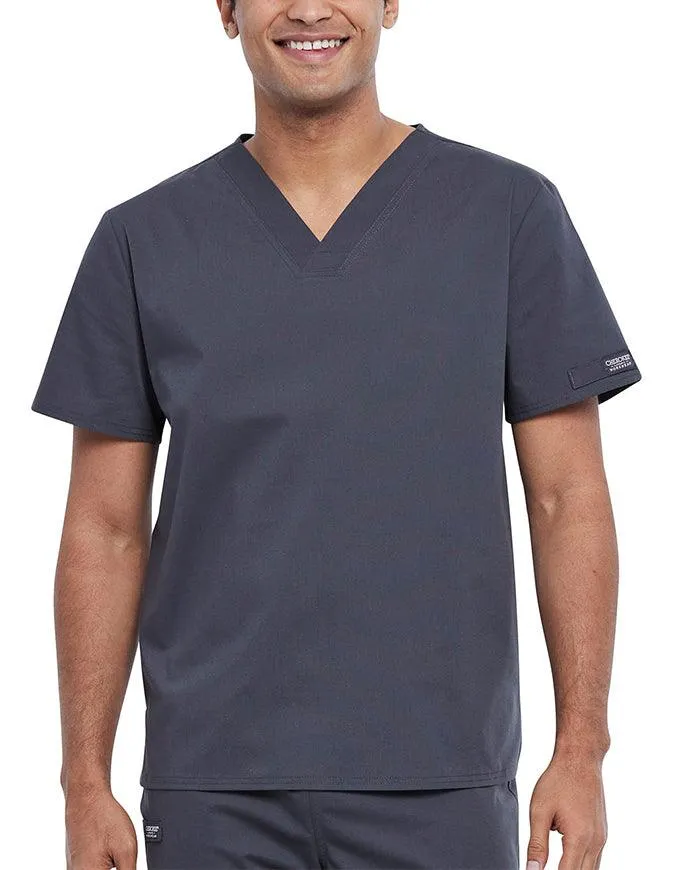 Cherokee Workwear Professionals Unisex Pocketless V-Neck Top