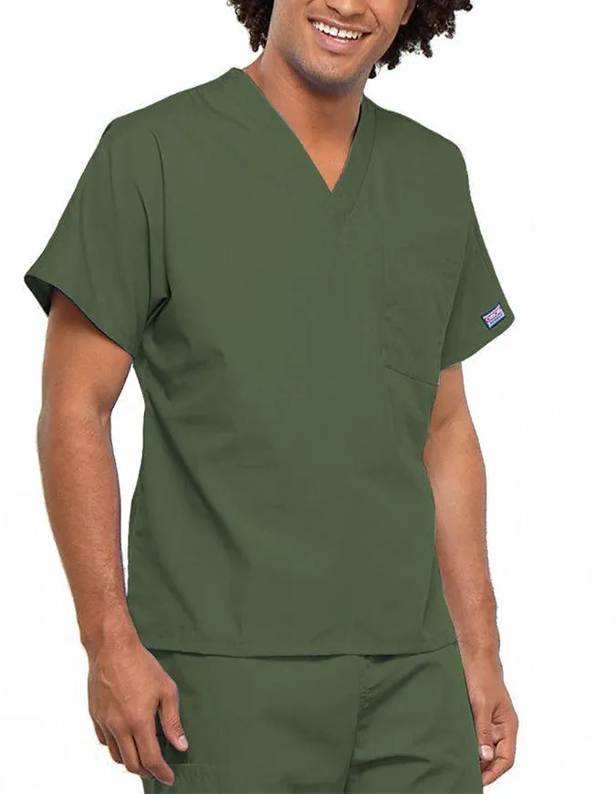 Cherokee Workwear Unisex V-Neck Solid Scrub Top