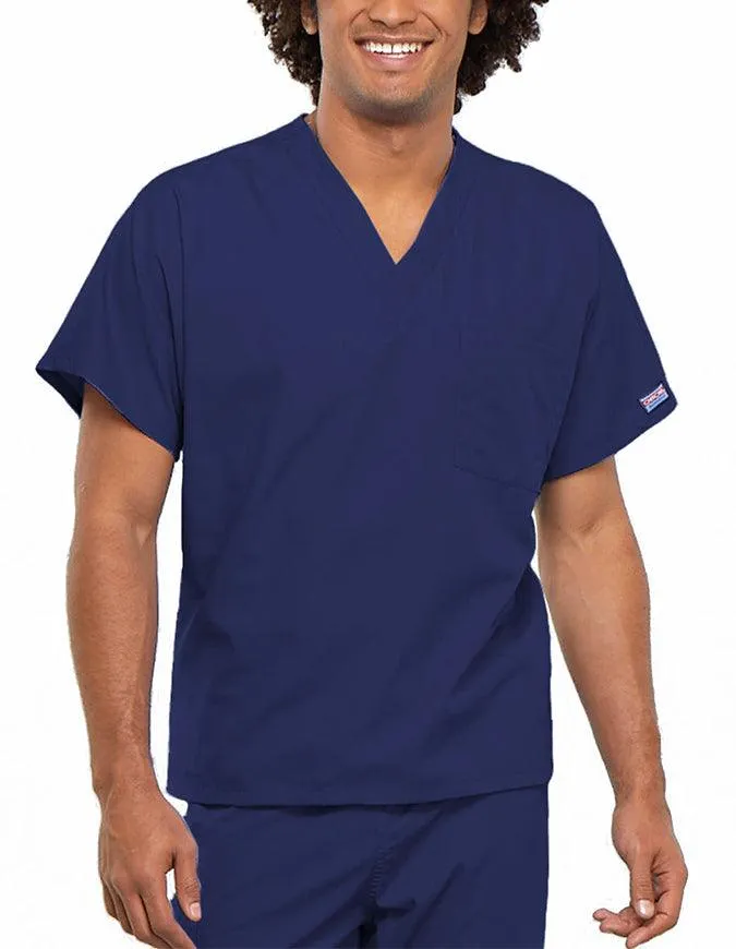 Cherokee Workwear Unisex V-Neck Solid Scrub Top