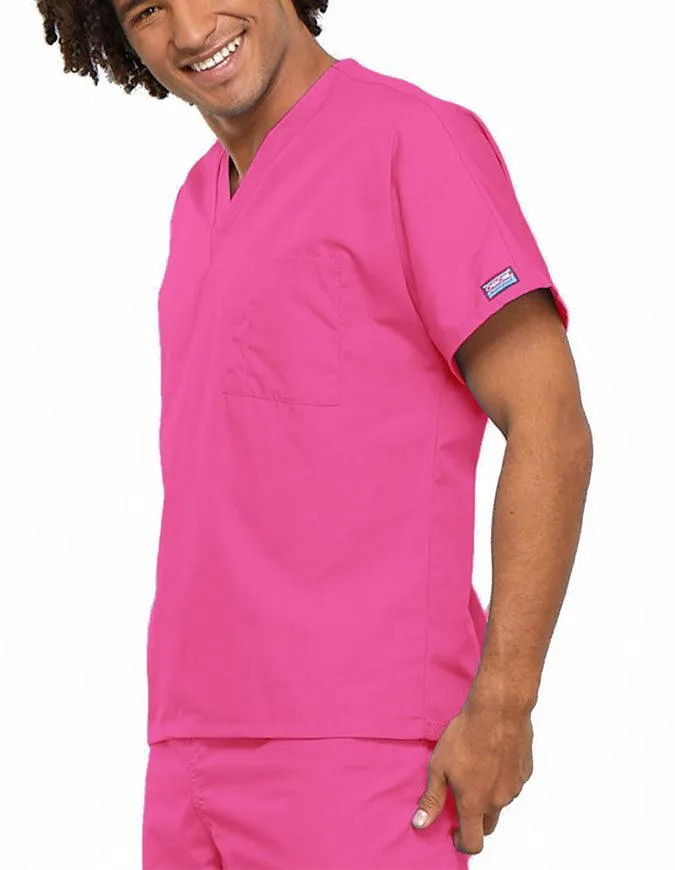 Cherokee Workwear Unisex V-Neck Solid Scrub Top