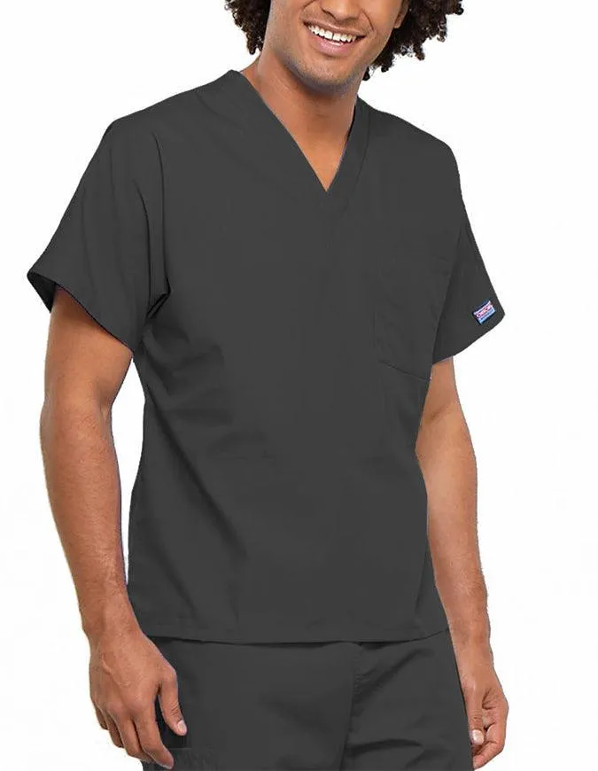 Cherokee Workwear Unisex V-Neck Solid Scrub Top