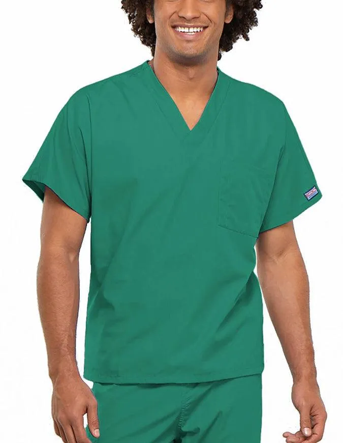 Cherokee Workwear Unisex V-Neck Solid Scrub Top