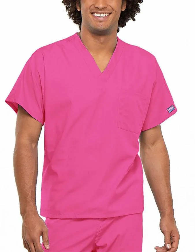 Cherokee Workwear Unisex V-Neck Solid Scrub Top