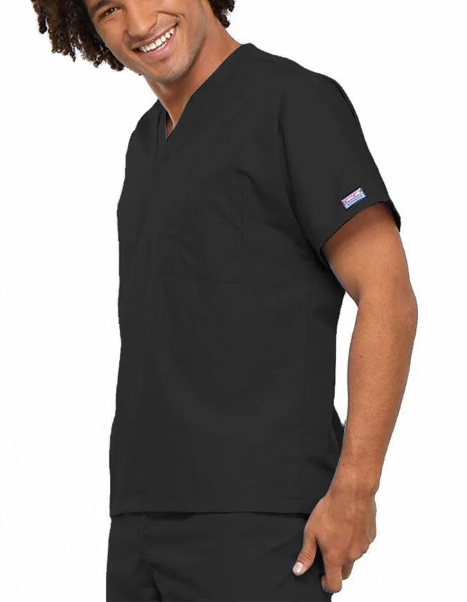 Cherokee Workwear Unisex V-Neck Solid Scrub Top