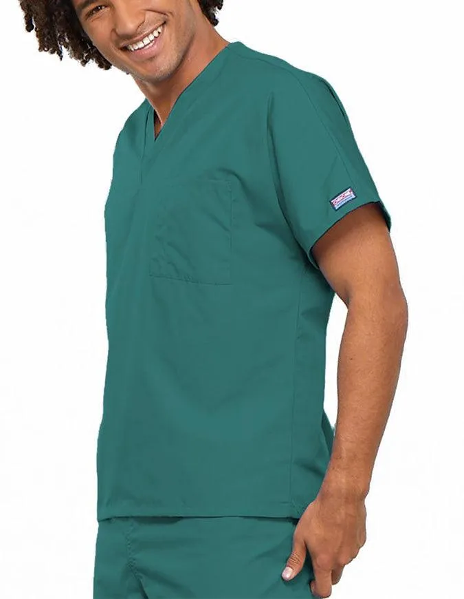 Cherokee Workwear Unisex V-Neck Solid Scrub Top