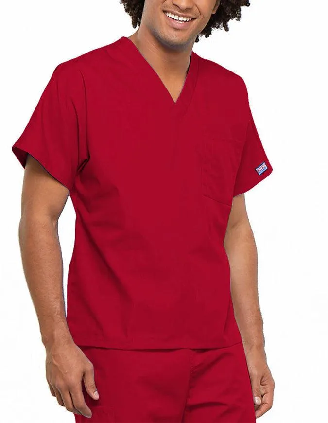 Cherokee Workwear Unisex V-Neck Solid Scrub Top