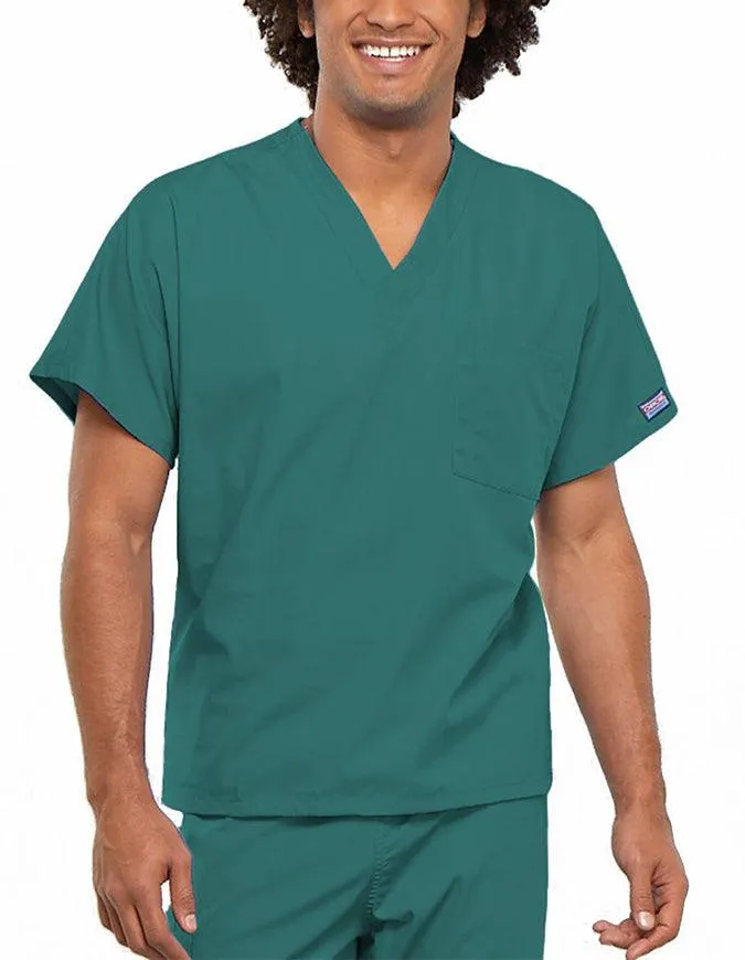 Cherokee Workwear Unisex V-Neck Solid Scrub Top