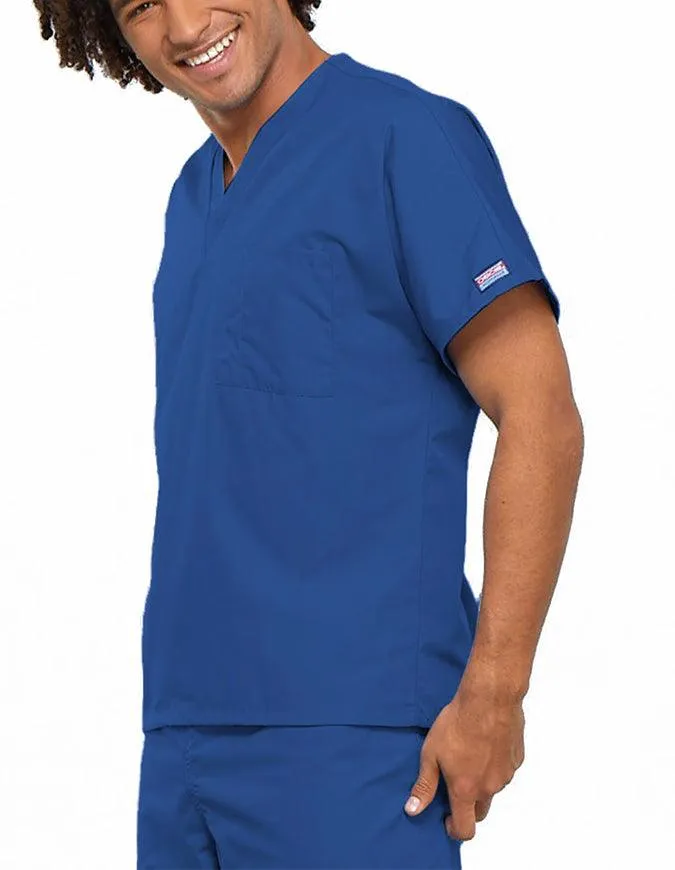 Cherokee Workwear Unisex V-Neck Solid Scrub Top