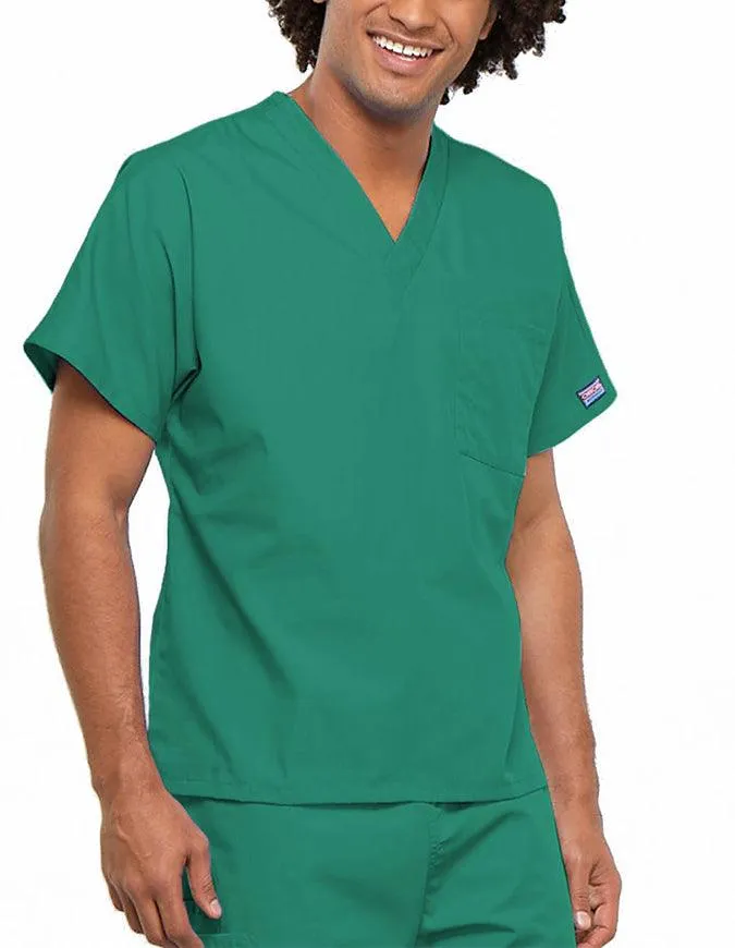 Cherokee Workwear Unisex V-Neck Solid Scrub Top