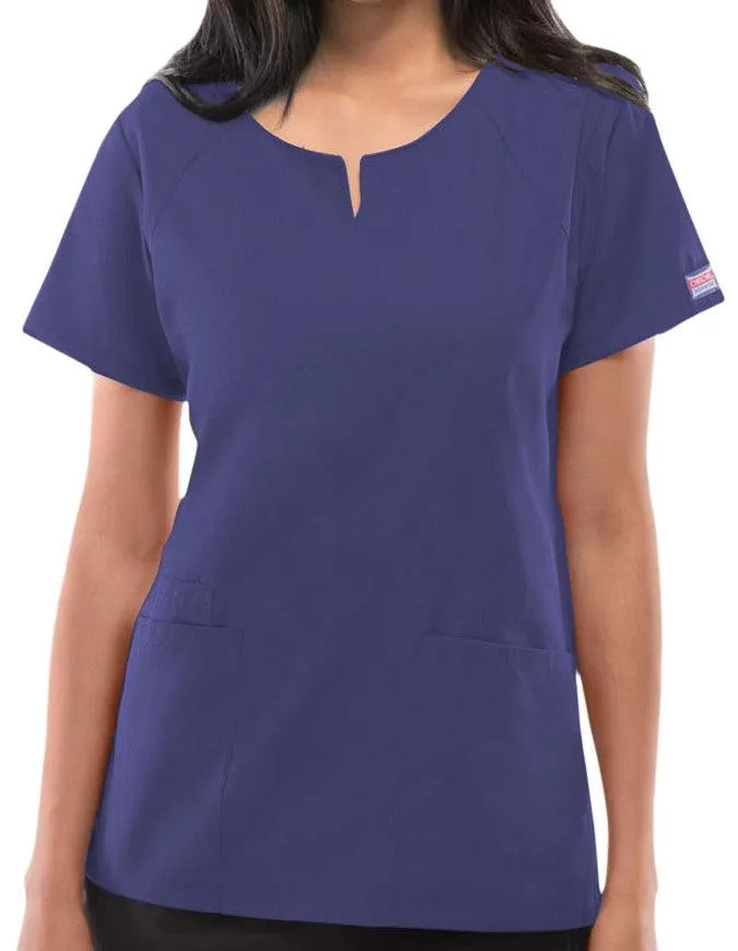 Cherokee Workwear Women's Four Pocket Scrub Top