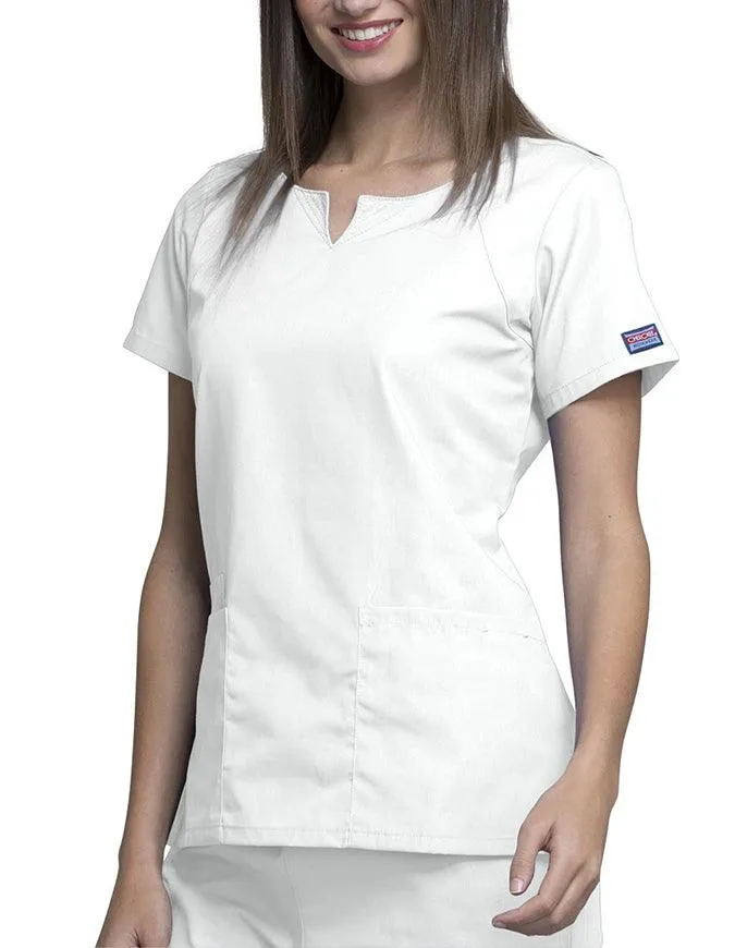 Cherokee Workwear Women's Four Pocket Scrub Top