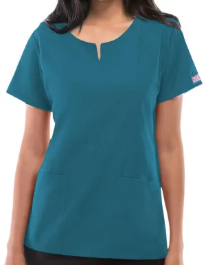 Cherokee Workwear Women's Four Pocket Scrub Top