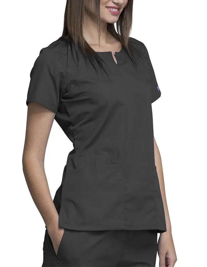 Cherokee Workwear Women's Four Pocket Scrub Top