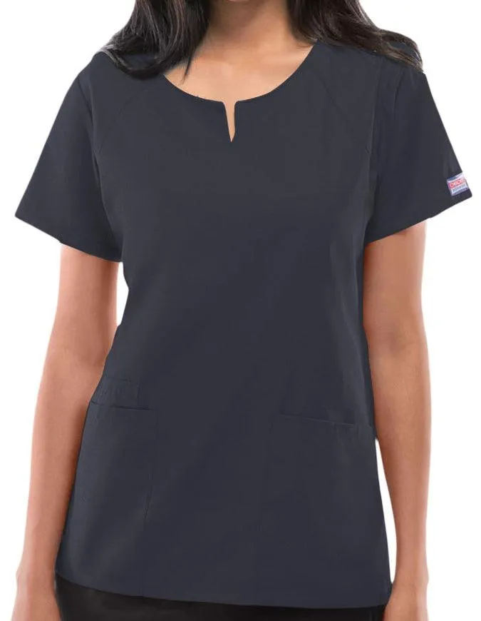 Cherokee Workwear Women's Four Pocket Scrub Top