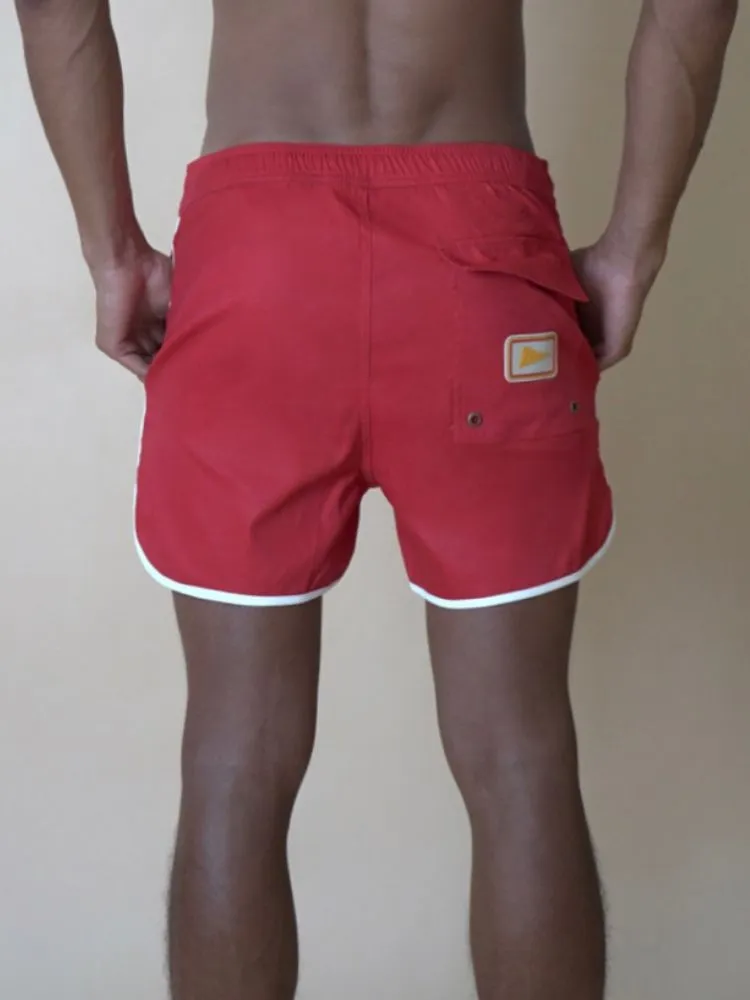 CHILLHANG 70s Retro Rock Surf Shorts