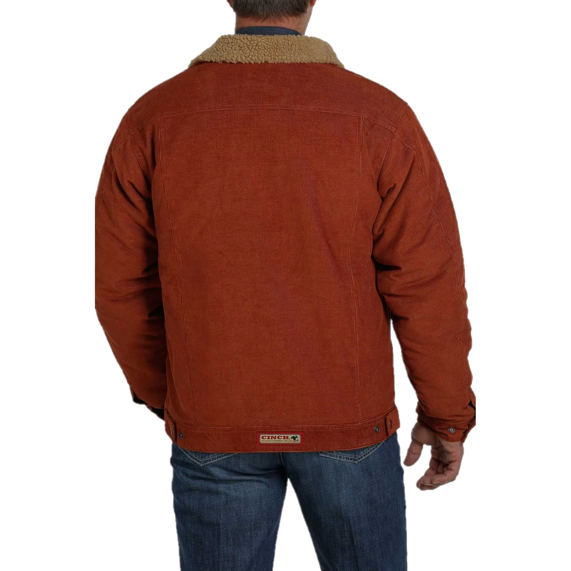 Cinch Men's Rust Corduroy Trucker Jacket MWJ1511005