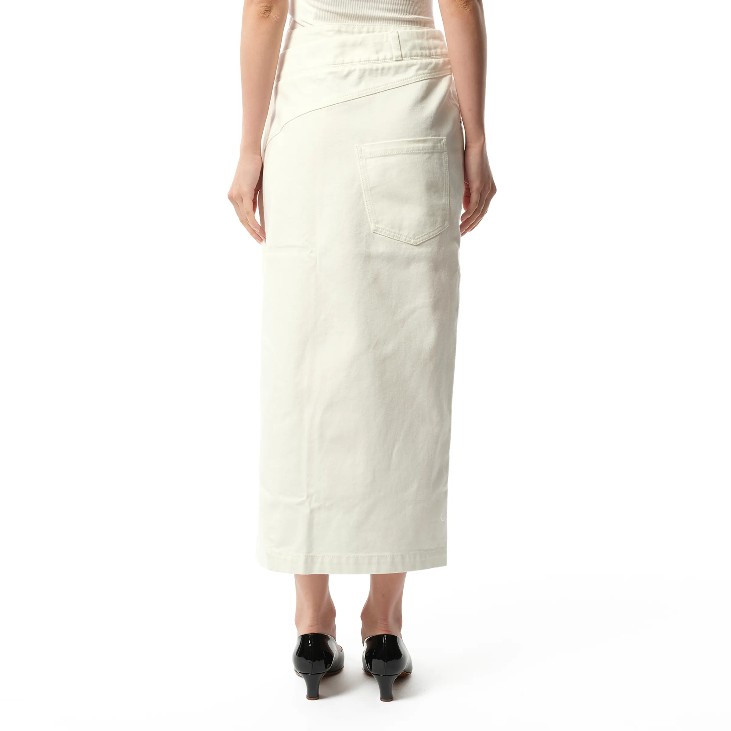 Deconstructed Skirt AF in White