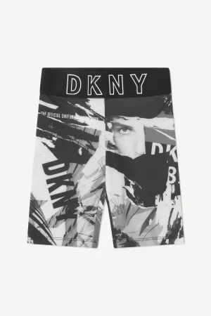 DKNY Girls Collage Print Cycling Shorts