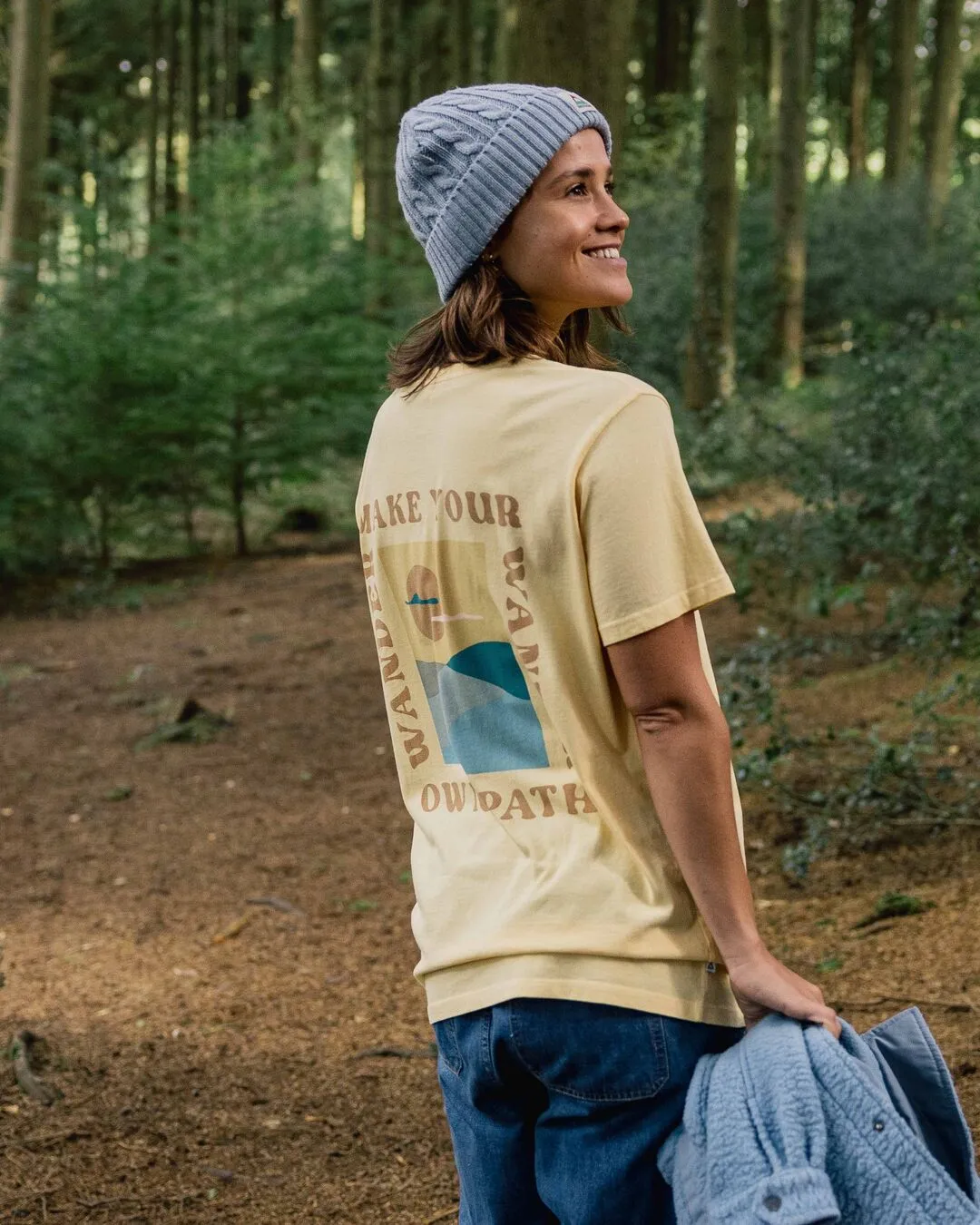 Dreamer Recycled Cotton T-Shirt - Golden Haze