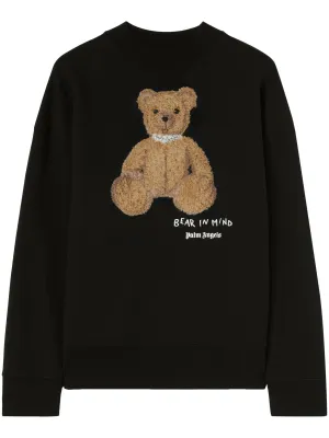 Embroidered Bear Motif Sweater