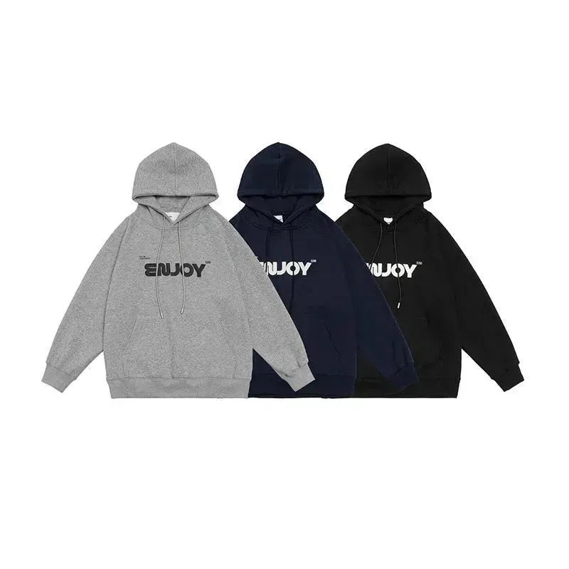 Fall Winter Teenagers Oversized Hoodie Pullover Sweatshirt