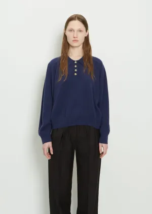 Forana Cashmere Shirt — Navy