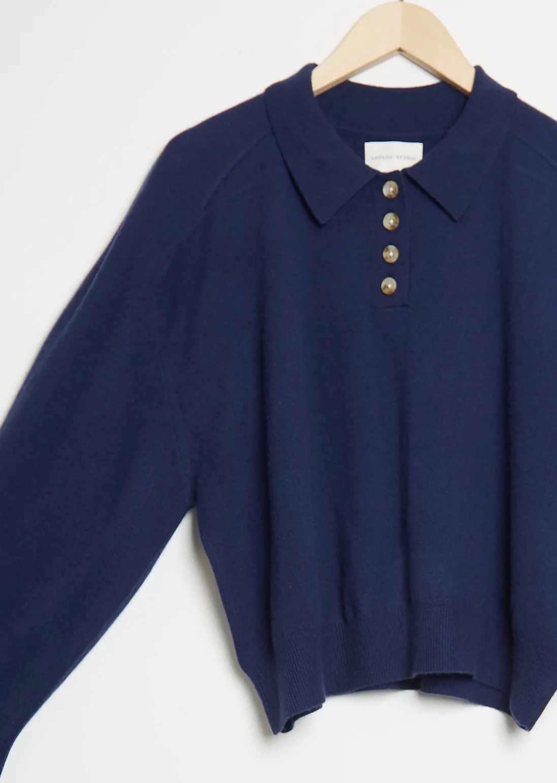 Forana Cashmere Shirt — Navy