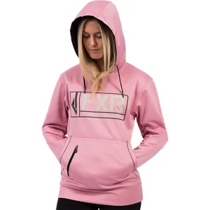 FXR 212091-9808-04 Unisex Cast Tech PO Hoodie Soft Fleece Adjustable Dusty Rose Charcoal -