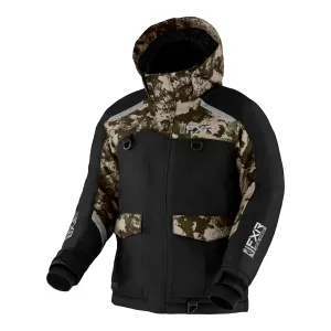 FXR Child Excursion Snowmobile Jacket Black/Army Camo